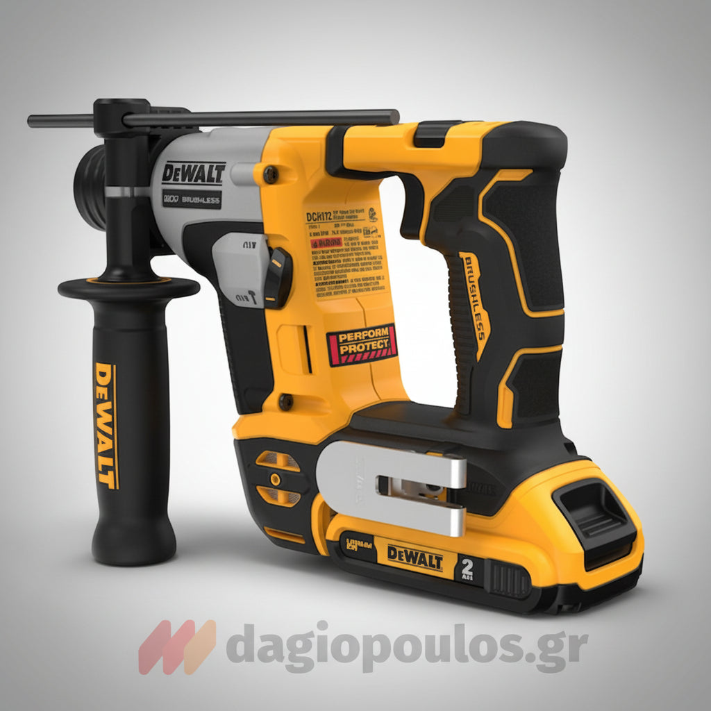 DeWalt DCH172NT-XJ SDS Plus Brushless Πνευματικό Περιστροφικό Σκαπτικό Πιστολέτο 18V Li-Ion 1.4J 1.8kgr SOLO Με Βαλίτσα T-Stak