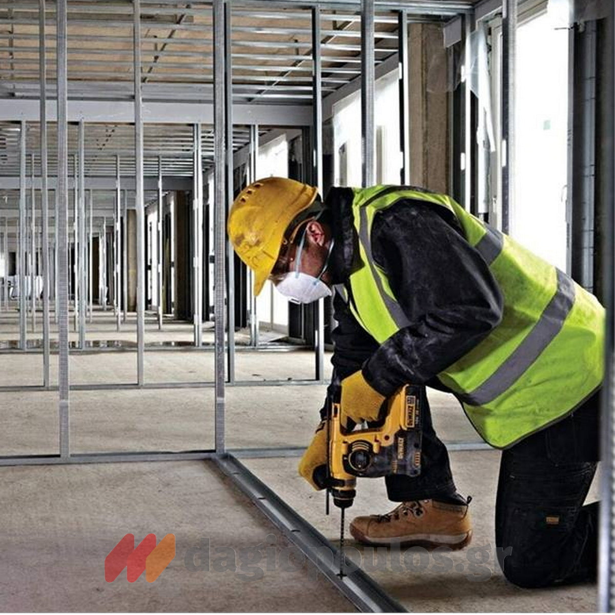 DeWalt DCH253N-XJ SDS Plus Brushless Σκαπτικό Πνευματικό Πιστολέτο Μπαταρίας 2.1J 2.5Kgr 18V Li-Ion SOLO