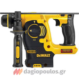 DeWalt DCH253M2-QW SDS Plus Brushless Σκαπτικό Περιστροφικό Πνευματικό Πιστολέτο 18V Li-Ion 2.1J Με 2 Μπατ.4.0Ah - Φορτιστής - Βαλίτσα
