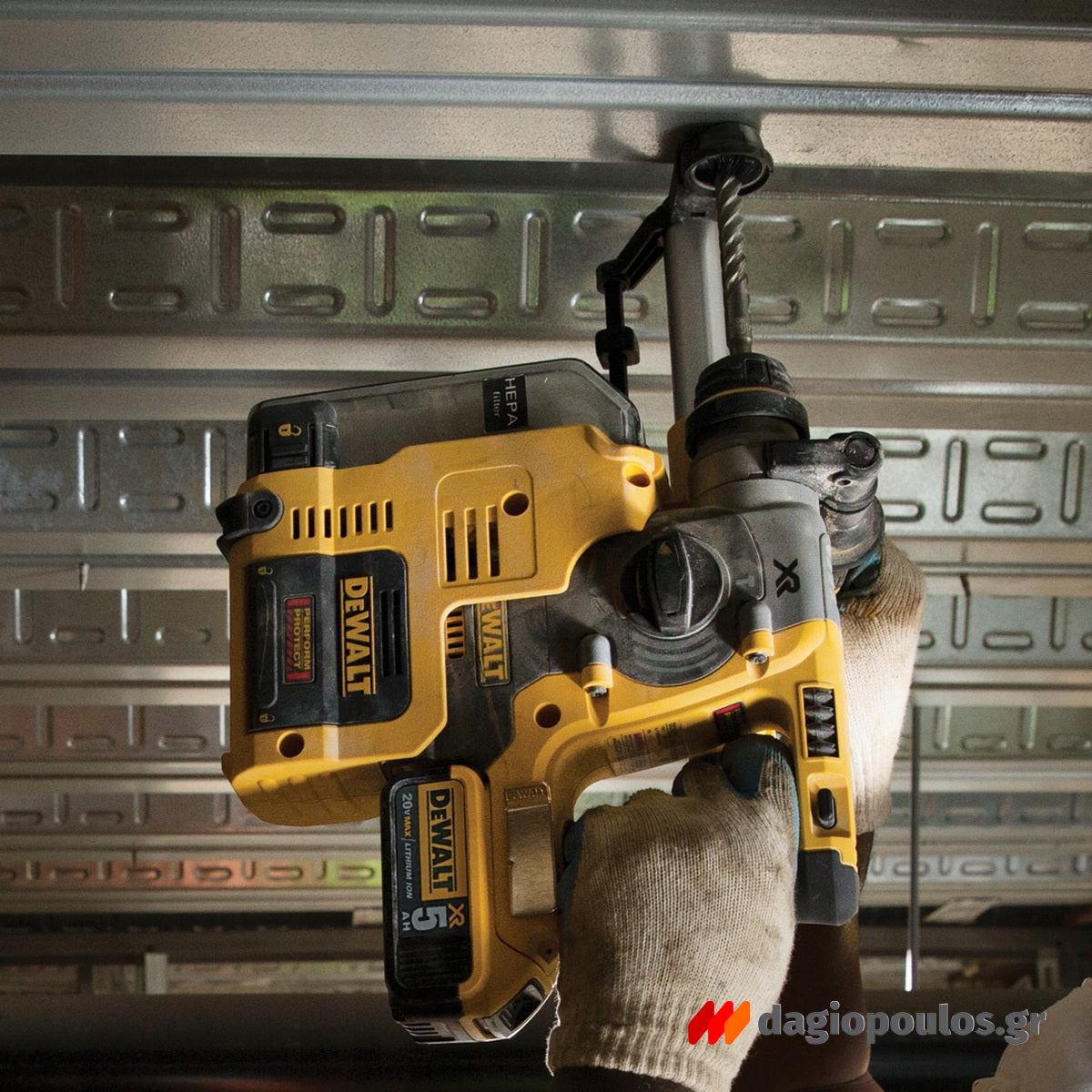DeWalt DCH273H2T-QW SDS Plus Brushless Σκαπτικό Περιστροφικό Πνευματικό Πιστολέτο 18V Li-Ion Με 2 Μπαταρίες 5.0Ah Powerstack & Βαλίτσα T-Stak