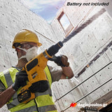 DeWalt DCH481X2-QW SDS Max Brushless Πνευματικό Κρουστικό Σκαπτικό Μπαταρίας 54V Li-Ion 6.1J 5.4Kg Με 2 Μπατ.9.0Ah - Φορτιστή - Βαλίτσα