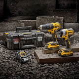 DeWalt DCK2060D2T-QW Brushless Συλλογή Κρουστικό Δραπανοκατσάβιδο & Παλμικό Κατσαβίδι 18V Li-Ion Με 2 Μπαταρίες 2.0Ah & Βαλίτσα