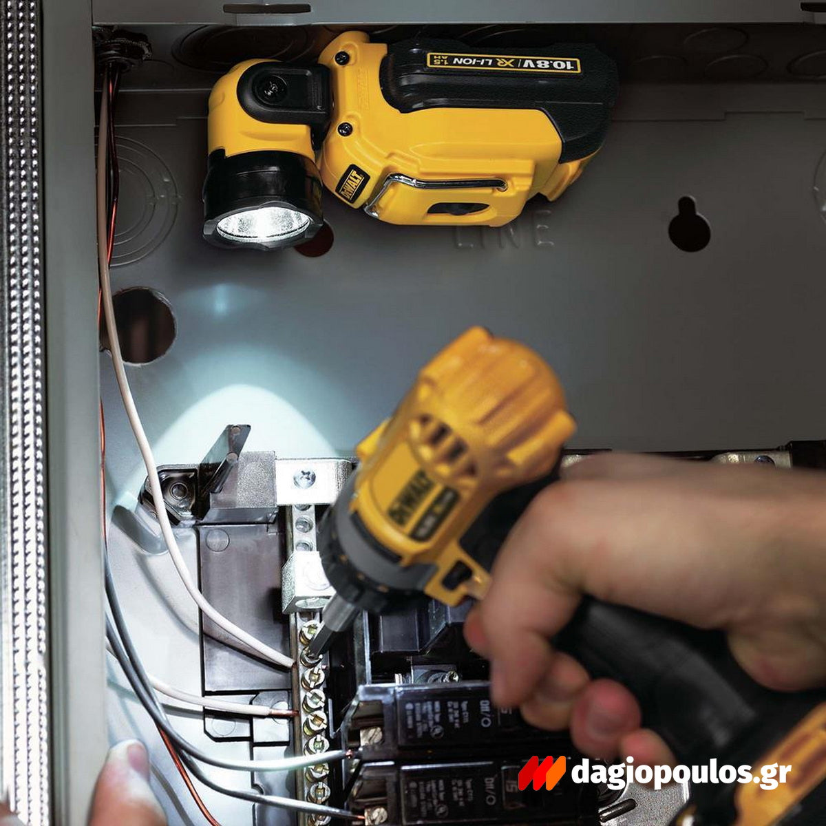 DeWalt DCL510N-XJ Φακός Μπαταρίας Επαναφορτιζόμενος 12V Li-Ion 130 Lumens SOLO