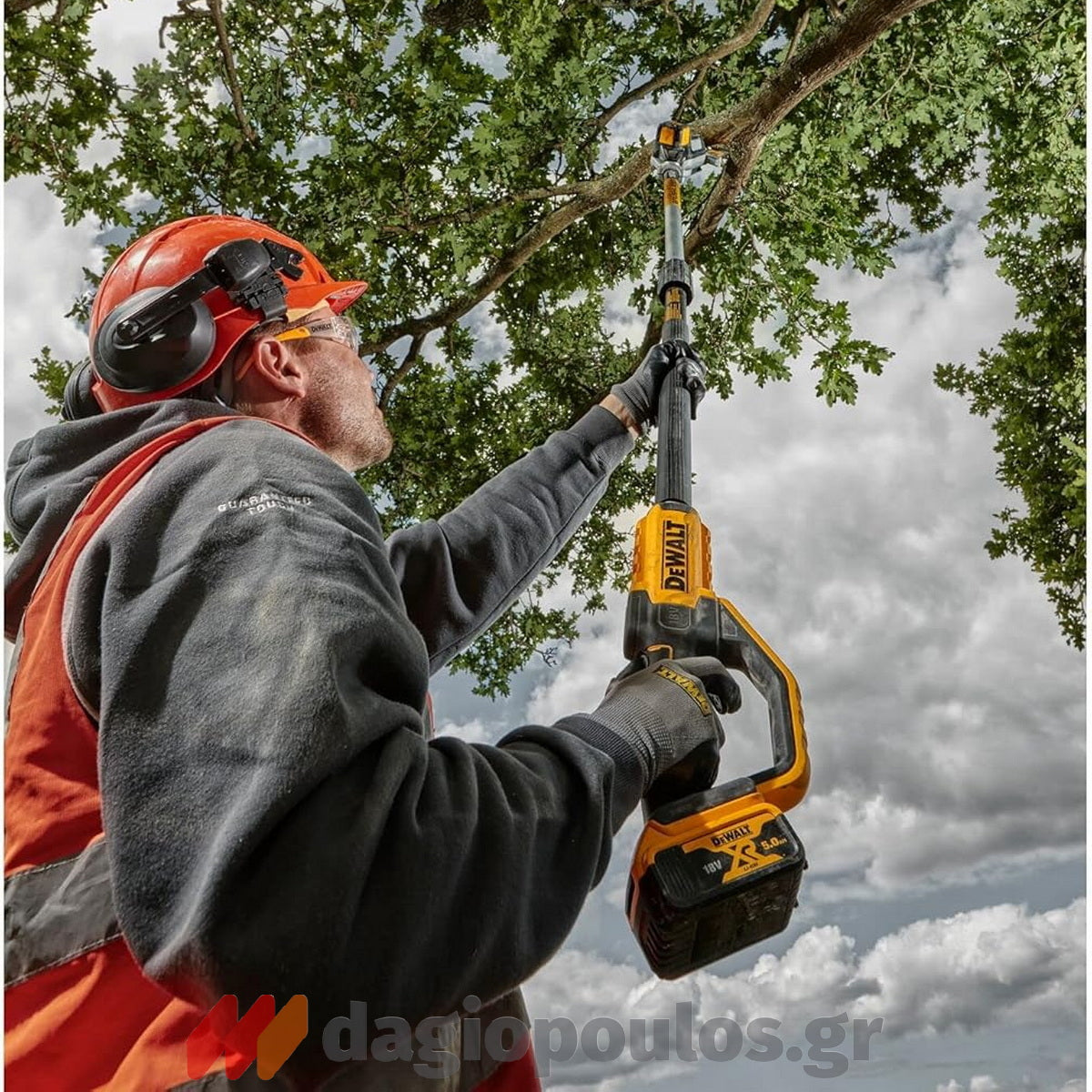 DeWalt DCMPS567P1-QW Brushless Τηλεσκοπικό Αλυσοπρίονο (Κονταροπρίονο) XR Li-Ion 18V 20cm Με Μπαταρία 5.0Ah
