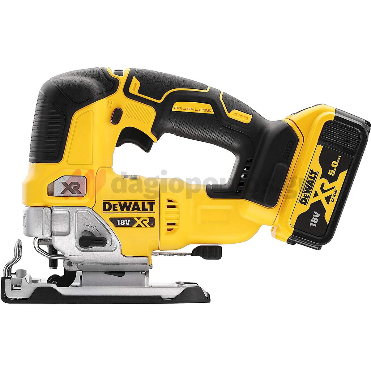 DeWalt DCS334N-XJ Brushless Σέγα Μπαταρίας XR 18V Li-Ion SOLO