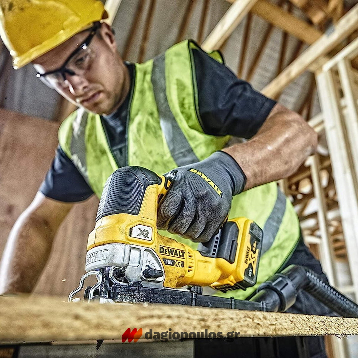 DeWalt DCS334N-XJ Brushless Σέγα Μπαταρίας XR 18V Li-Ion SOLO