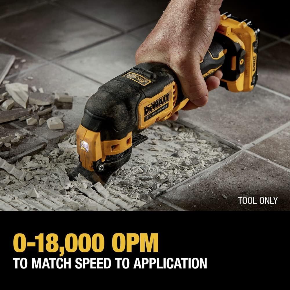 DeWalt DCS353N-XJ Brushless Πολυεργαλείο Μπαταρίας 12V Li-Ion SOLO Με Εξαρτήματα