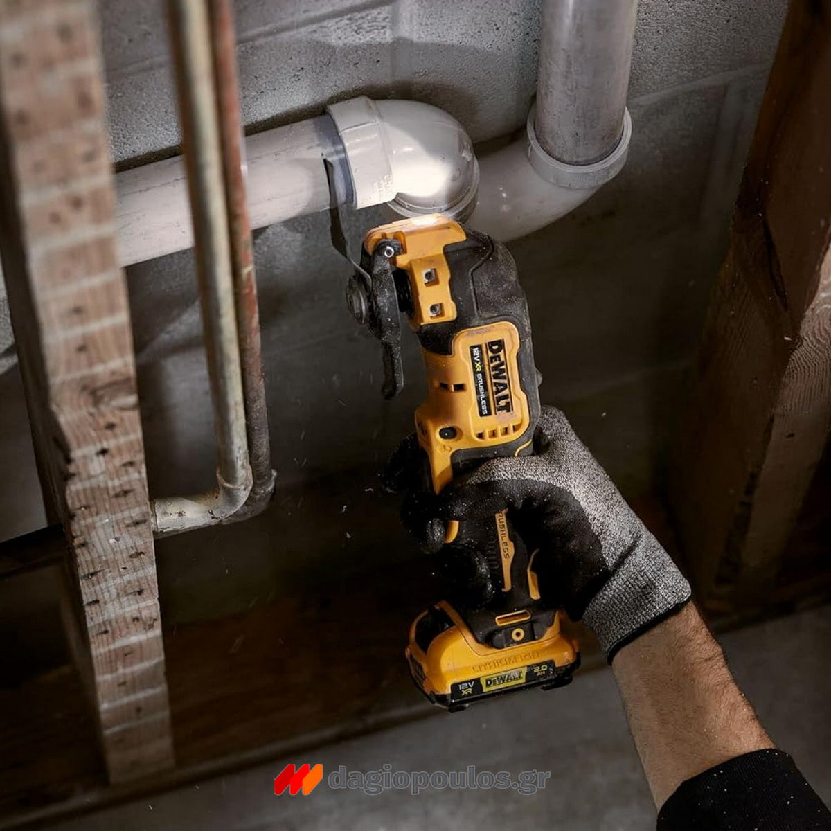 DeWalt DCS353N-XJ Brushless Πολυεργαλείο Μπαταρίας 12V Li-Ion SOLO Με Εξαρτήματα