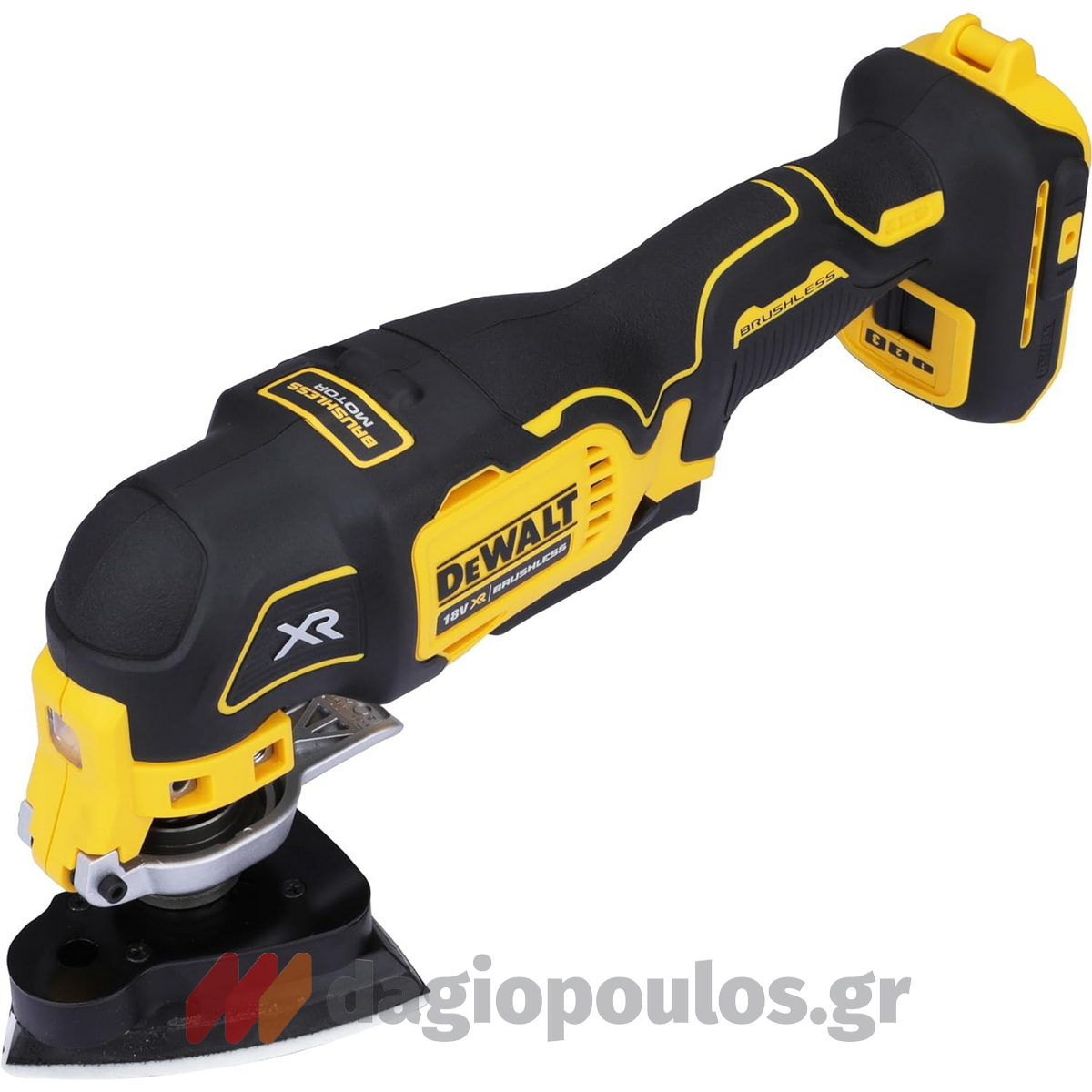 DeWalt DCS356P2-QW Brushless Πολυεργαλείο Μπαταρίας 18V Li-Ion Με 2 Μπατ.5.0Ah - Φορτιστή - Βαλίτσα - Εξαρτήματα