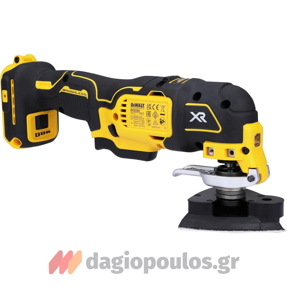 DeWalt DCS356NT-XJ Brushless Πολυεργαλείο Μπαταρίας 18V Li-Ion SOLO Με Εξαρτήματα & Βαλίτσα T-Stak