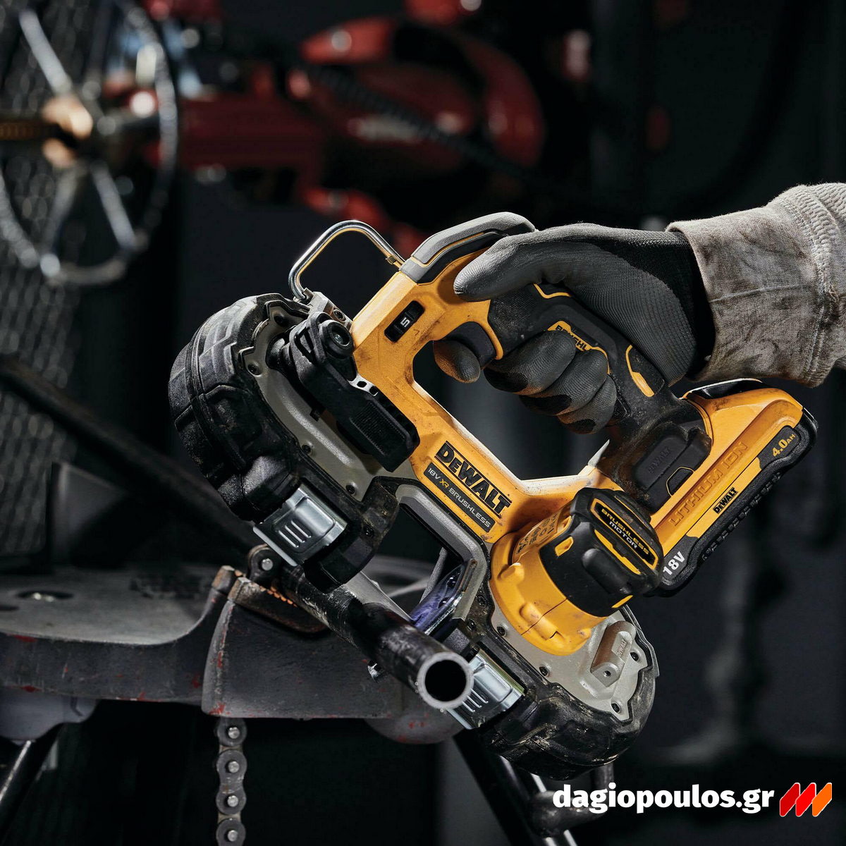 Dewalt DCS377NT-XJ Brushless Πριονοκορδέλα Μπαταρίας 18V Li-Ion SOLO Με Βαλίτσα T-Stak