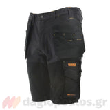 Dewalt DWC153-004 Hamden Κοντό Παντελόνι - Βερμούδα Εργασίας Γκρι