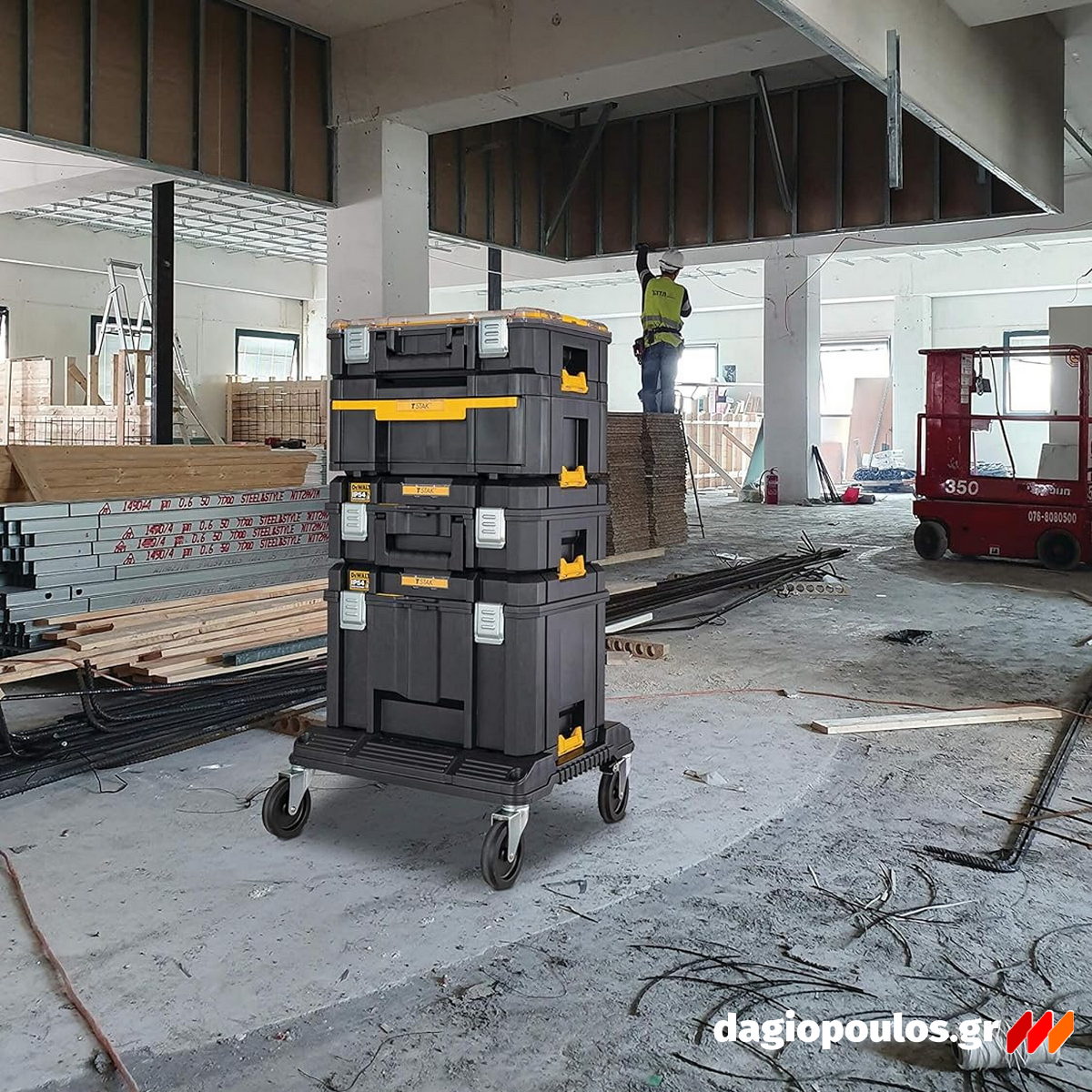 DeWalt DWST83346-1 T-STAK™ VI Deep Εργαλειοθήκη Μπαούλο