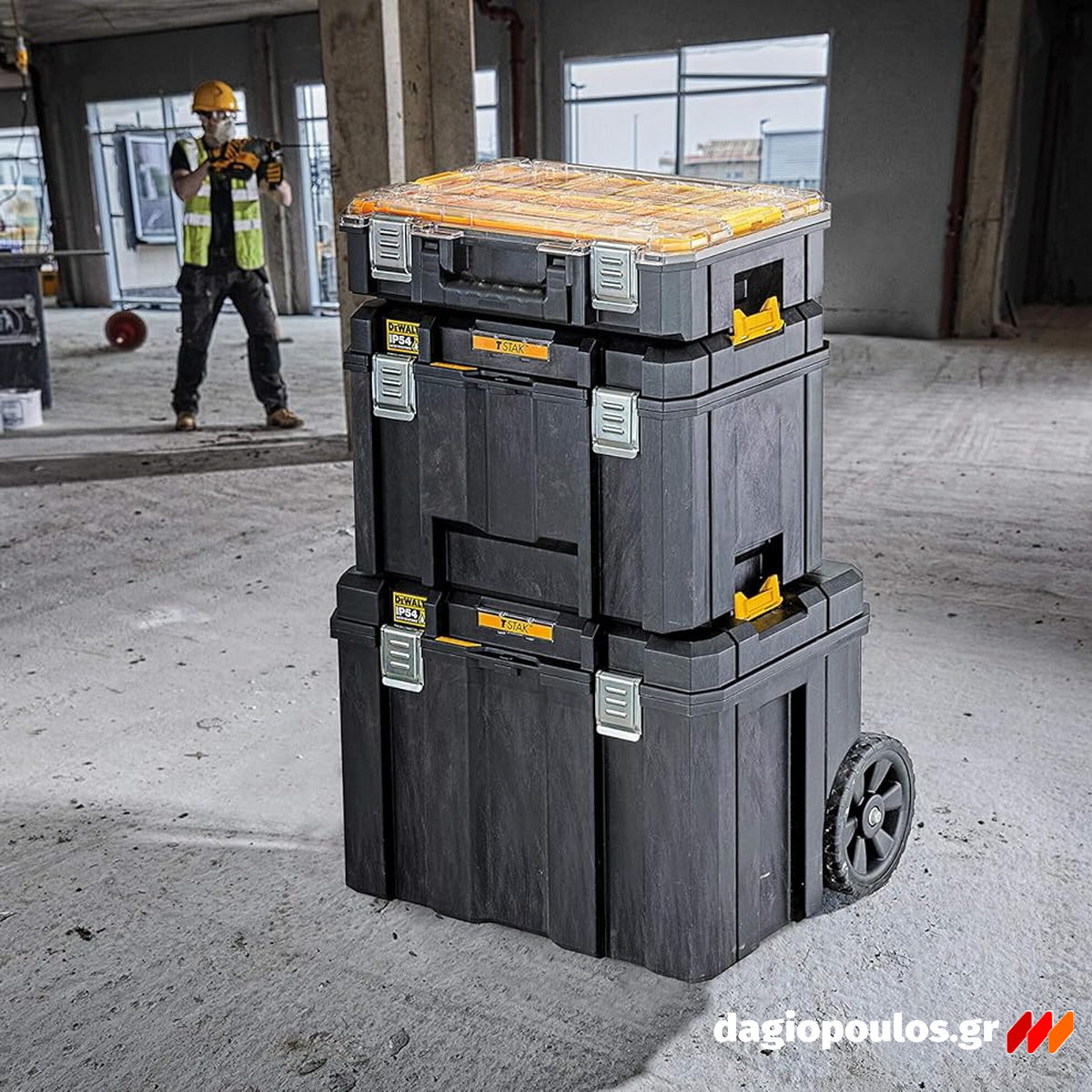 DeWalt DWST83346-1 T-STAK™ VI Deep Εργαλειοθήκη Μπαούλο
