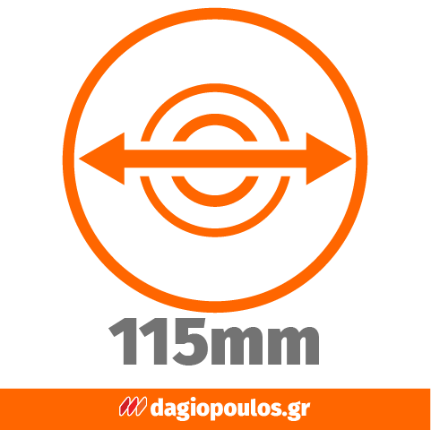 Bormann BTS2200 Βάση Τροχού Γωνιακού 115mm/125mm