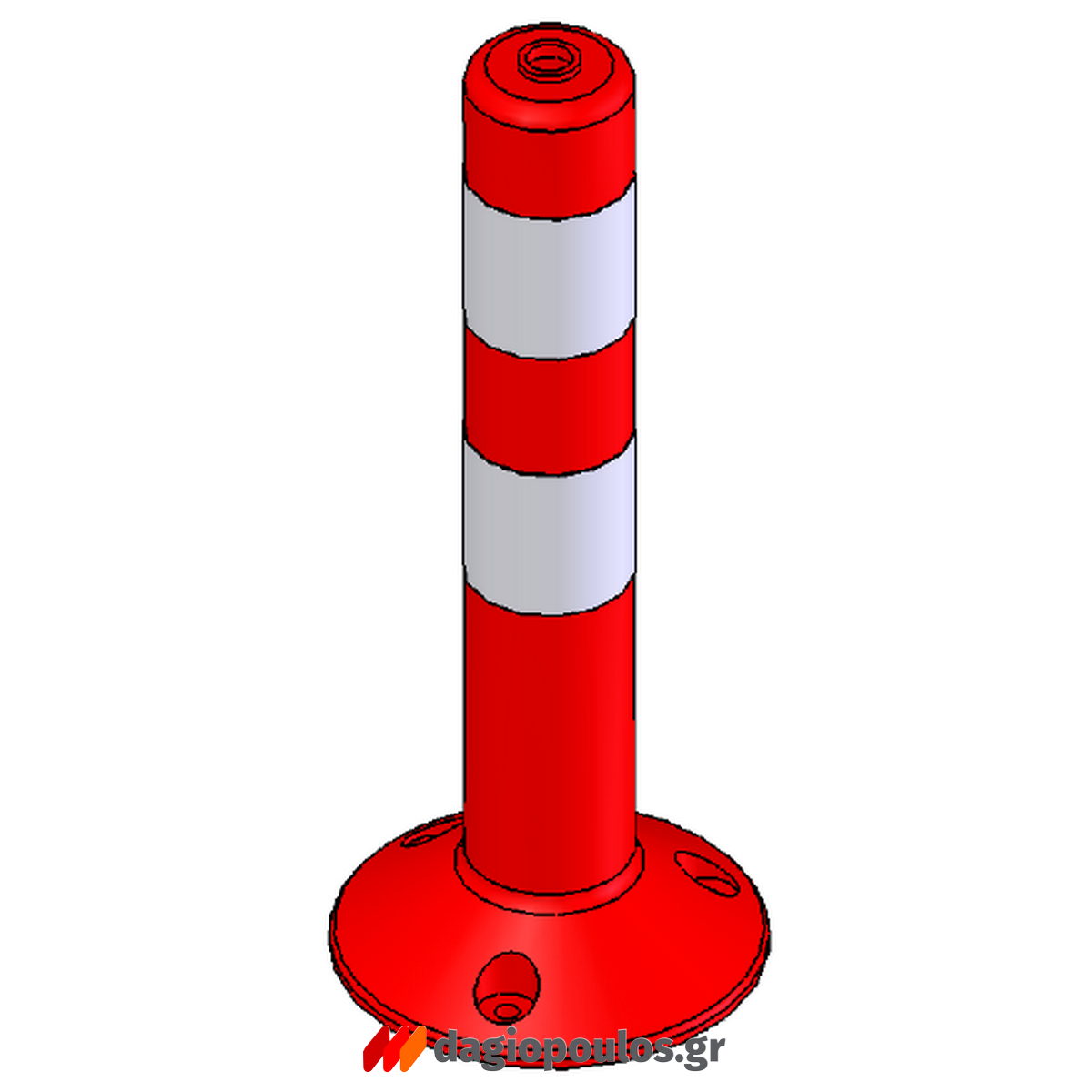 Κολωνάκι Σήμανσης PE 45cm