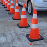 Κώνος Οδοσήμανσης Ελαστικός PVC 70cm