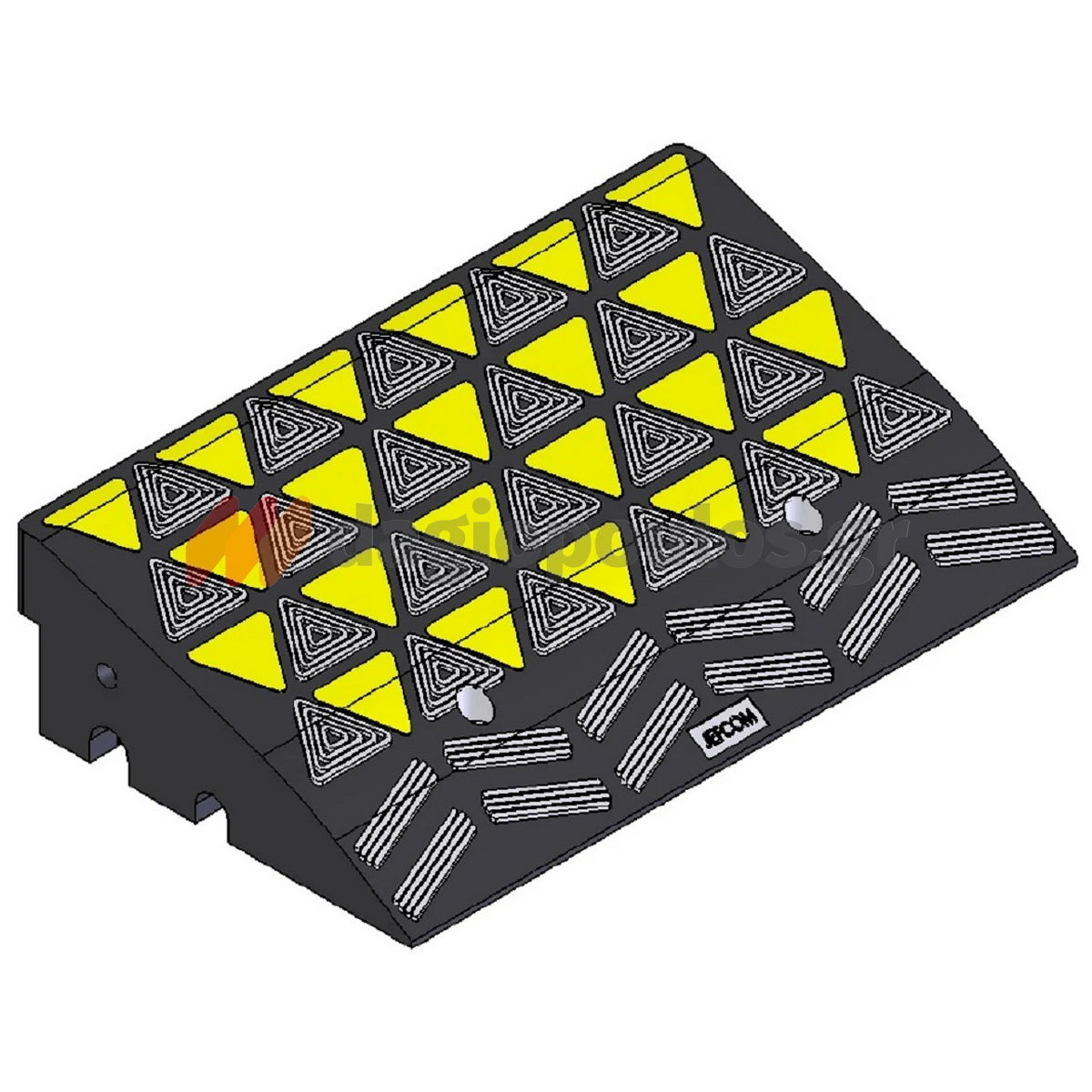Ράμπα Πεζοδρομίου Μεσαία Χρωματιστή 60cm x 36cm x 15cm