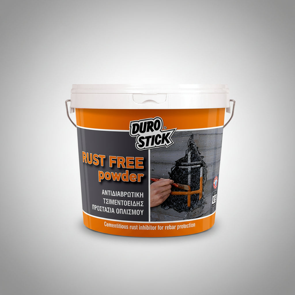 Durostick Rust Free Powder Αντιδιαβρωτική Τσιμεντοειδής Προστασία Οπλισμού
