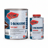 Erlac S-86 Marine TOP COAT Τελικό Χρώμα Πολυουρεθάνης 2 Συστατικών Εξωτερικής & Εσωτερικής Χρήσης Για Σκάφη ΛΕΥΚΟ ΓΥΑΛΙΣΤΕΡΟ