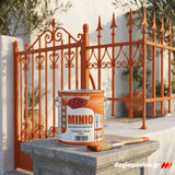 Erlac Minio Αντισκωριακό Μίνιο 100% Προστασίας Μετάλλων ΠΟΡΤΟΚΑΛΙ