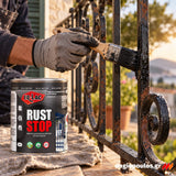 ErLac Rust Stop 3 σε 1 Αντισκωριακό Χρώμα ΑΠΕΥΘΕΙΑΣ στη Σκουριά Μαύρο