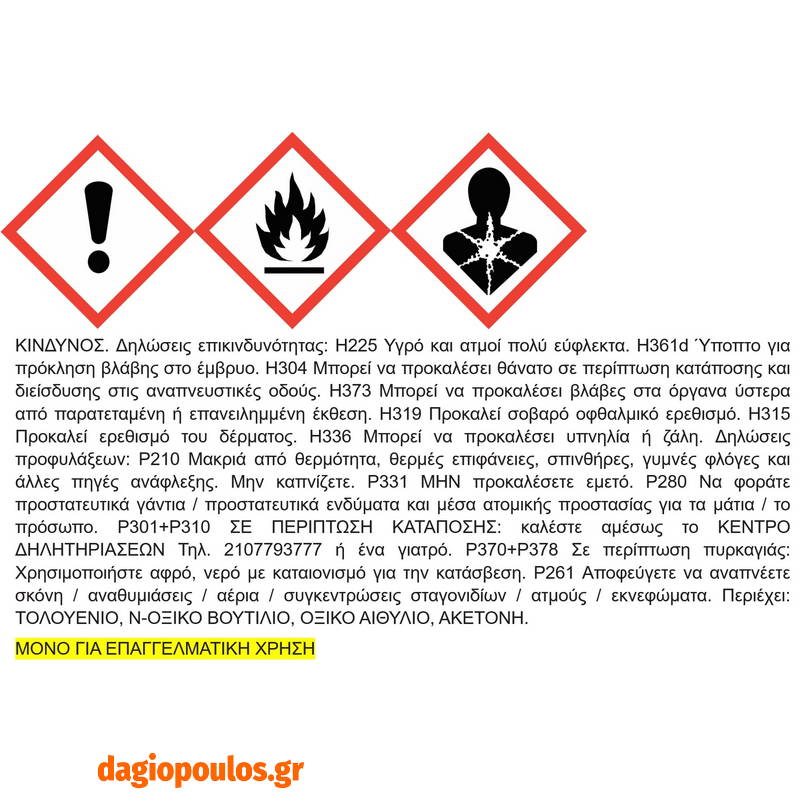 ErLac 101 Διαλυτικό Αραίωσης Νίτρου