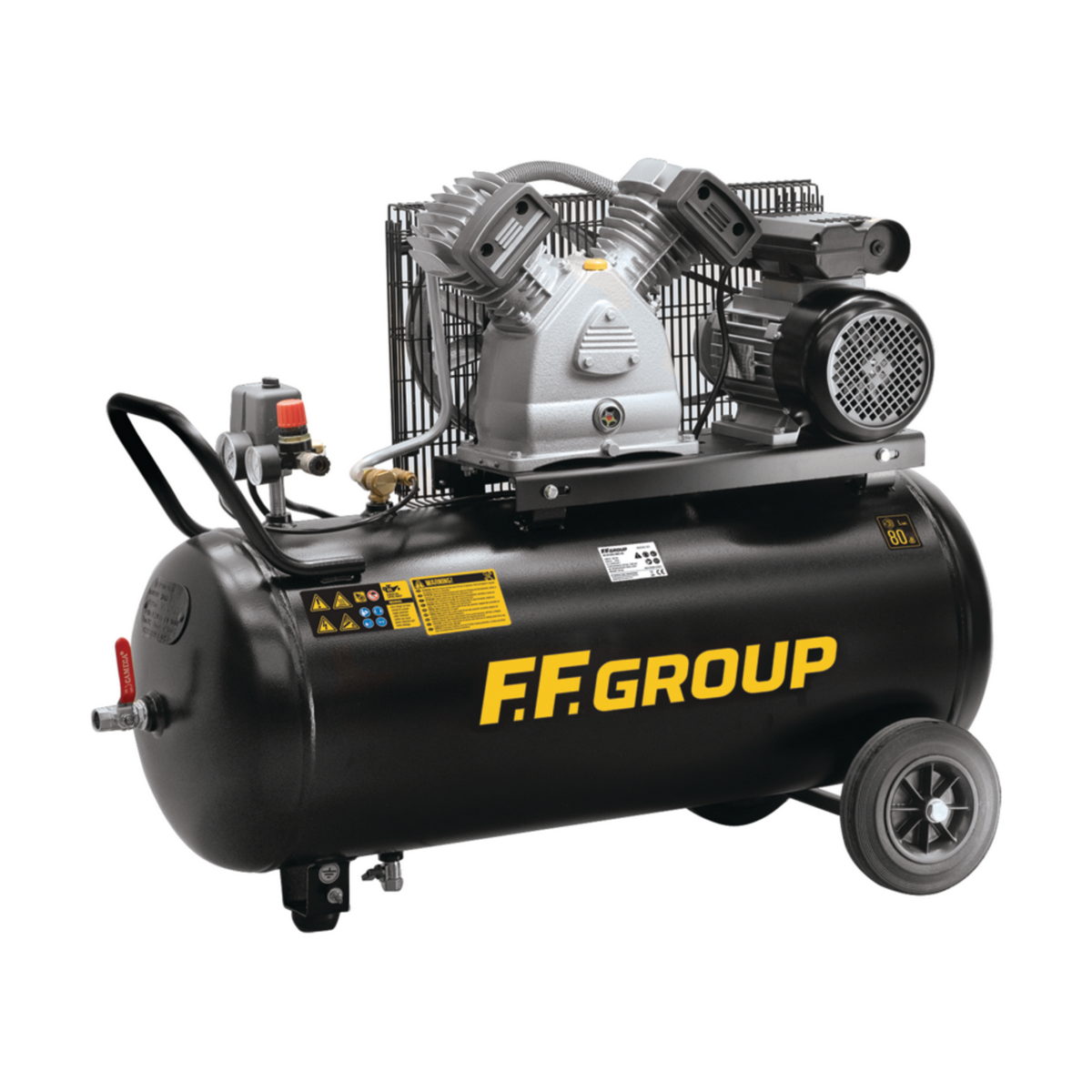 FF Group AC-B 90/3MC HD 10759 Αεροσυμπιεστής Κομπρεσέρ Αέρος Με Ιμάντα 3.0Hp 90Ltr