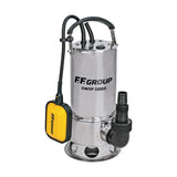 FF Group DWSP 1100X 43481 Επαγγελματική Αντλία Βυθιζόμενη (Υποβρύχια) Ακάθαρτων Υδάτων 1100W 16500Ltrhr Inox