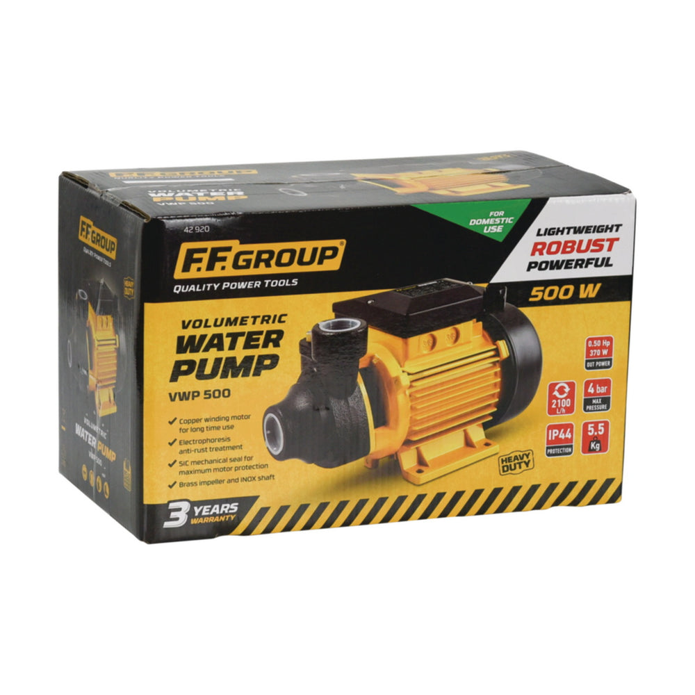 FF Group VWP 500 42920 Αντλία Επιφάνειας Περιφερειακή 500W