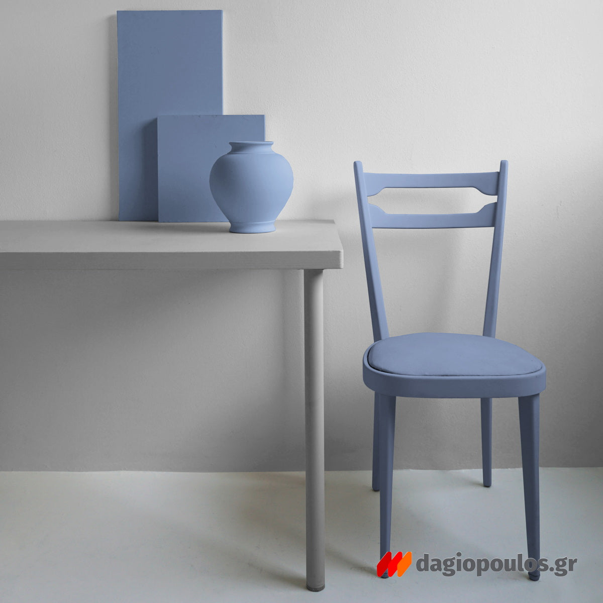 Fleur Chalky Look Άοσμο Οικολογικό Χρώμα Κιμωλίας F63 Copenhagen Blue