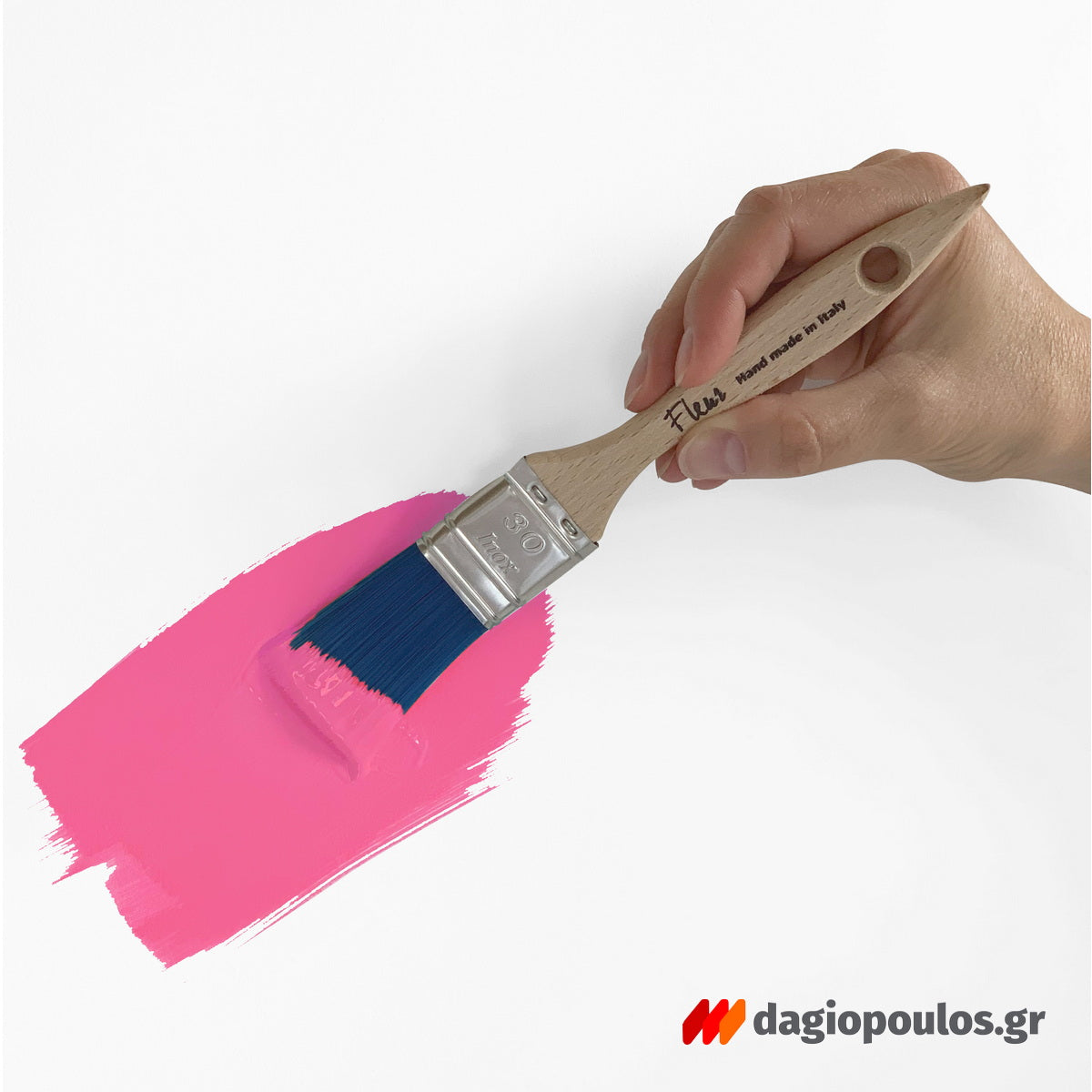 Fleur Chalky Look Άοσμο Οικολογικό Χρώμα Κιμωλίας F80 Penelope’s Pink