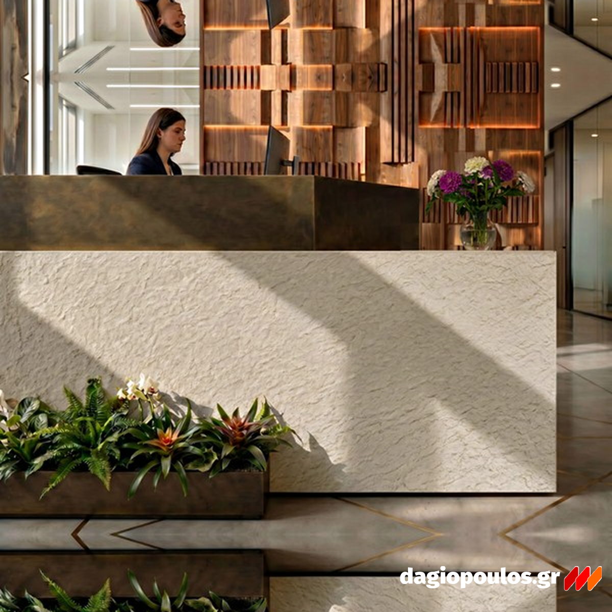 GIGA Panel Εύκαμπτης Πέτρας 114020 STAR MOON STONE BEIGE WHITE 1200mm x 2800mm Σετ 2 Τεμ