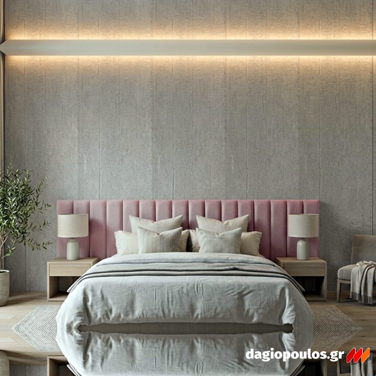 GIGA Panel Εύκαμπτης Πέτρας 117040 CONCRETE BOARD LIGHT GREY 1200mm x 2800mm Σετ 2 Τεμ