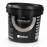 Giolli 322 Cristallo Αδιαφανές Μεταλλικό Χρώμα Τεχνοτροπίας με Λεπτό Ασημί Γκλίτερ