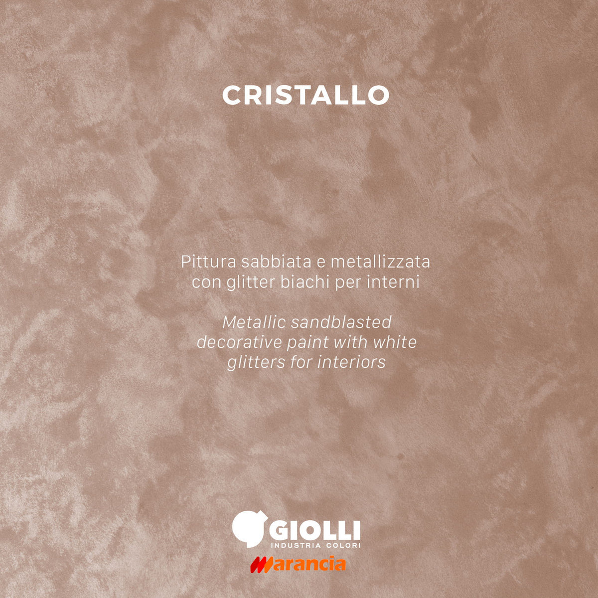 Giolli 322 Cristallo Αδιαφανές Μεταλλικό Χρώμα Τεχνοτροπίας με Λεπτό Ασημί Γκλίτερ