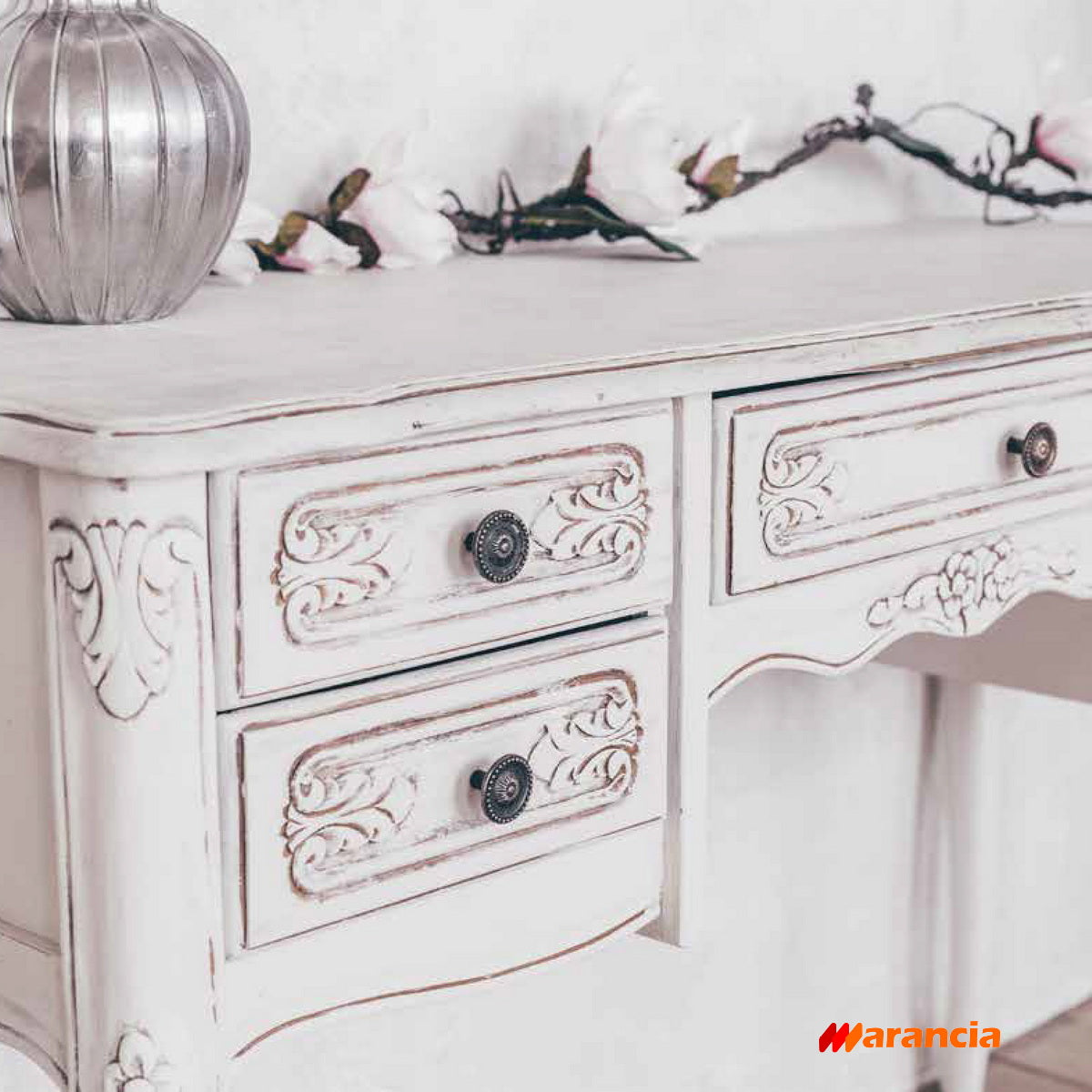 Giolli 030 Shabby Chic La Cera Decorativa Έγχρωμο Διακοσμητικό Κερί (Πάστα) Προστασίας ΑΣΗΜΙ ΑΝΤΙΚΕ (ARGENTO ANTICO)