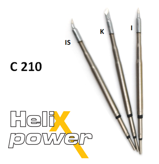 Helix 76002031 Ανταλλακτικές Μύτες Για Κολλητήρι 7600203 Σετ 33 Τεμ
