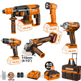 Hojita HJCDKM19 Συλλογή Εργαλείων Μπαταρίας 20V Li-Ion Σετ 5 Τεμ