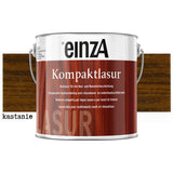 einzA Aqua-Kompaktlasur Βερνίκι Εμποτισμού Προστασίας Ξύλου Νερού ΚΑΣΤΑΝΙΑ (KASTANIE)