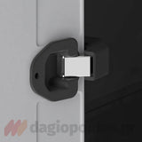Keter Titan Base Ντουλάπα Δίφυλλη Χαμηλή Με 2 Ράφια Γκρι / Μαύρη