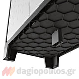 Keter Titan Base Ντουλάπα Δίφυλλη Χαμηλή Με 2 Ράφια Γκρι / Μαύρη