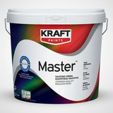 Kraft Master Πλαστικό Χρώμα Εσωτερικών Τοίχων Υψηλής Ποιότητας Ματ