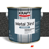Kraft Metal 3 in 1 Hammered Σφυρήλατο Χρώμα Κατευθείαν Στη Σκουριά ΜΠΟΡΝΤΩ