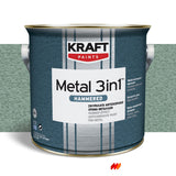 Kraft Metal 3 in 1 Hammered Σφυρήλατο Χρώμα Κατευθείαν Στη Σκουριά ΜΠΟΡΝΤΩ