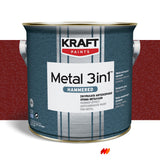 Kraft Metal 3 in 1 Hammered Σφυρήλατο Χρώμα Κατευθείαν Στη Σκουριά ΜΠΟΡΝΤΩ