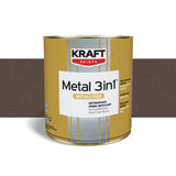 Kraft Metal 3 in 1 Metallized Μεταλλιζέ Χρώμα Κατευθείαν Στη Σκουριά MAT 508 ΧΑΛΚΟΣ
