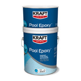 Kraft Pool Epoxy Εποξειδικό Χρώμα Πισίνας - Δεξαμενών Διαλύτου 2 Συστατικών ΓΑΛΑΖΙΟ