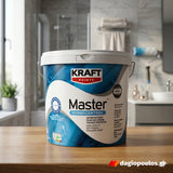 Kraft Master™ Hydrocontrol Ισοθερμικό Αντιμουχλικό Πλαστικό Χρώμα Υψηλής Ποιότητας Για Μπάνια & Κουζίνες