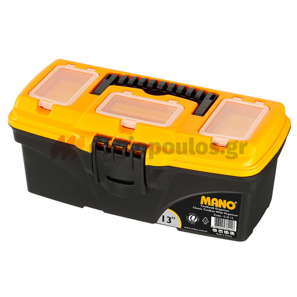 Mano 13101-08 Εργαλειοθήκη Κλειστή 13"